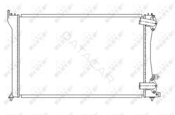 Радиатор охлаждения NRF 58251