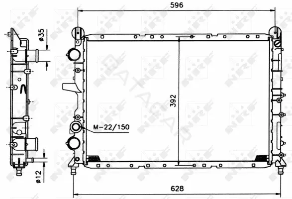Радиатор охлаждения NRF 58995