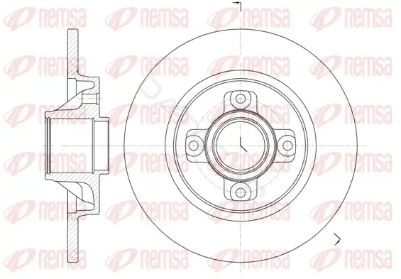 Тормозные диски REMSA 61058.00