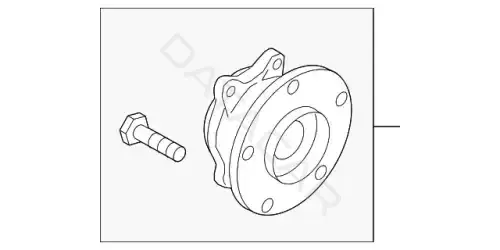 Подшипник ступицы MAZDA B45A2615X