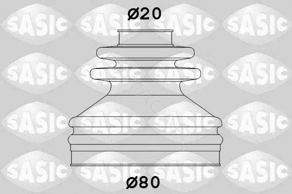 Пыльник шруса SASIC 4003467