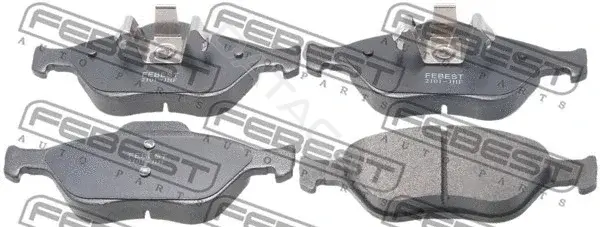 Тормозные колодки FEBEST 2101-JHF