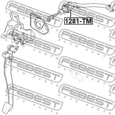 Главный цилиндр сцепления FEBEST 1281-TM