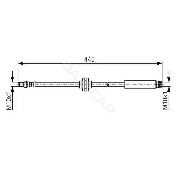 Тормозные шланги TRIALLI BF1609