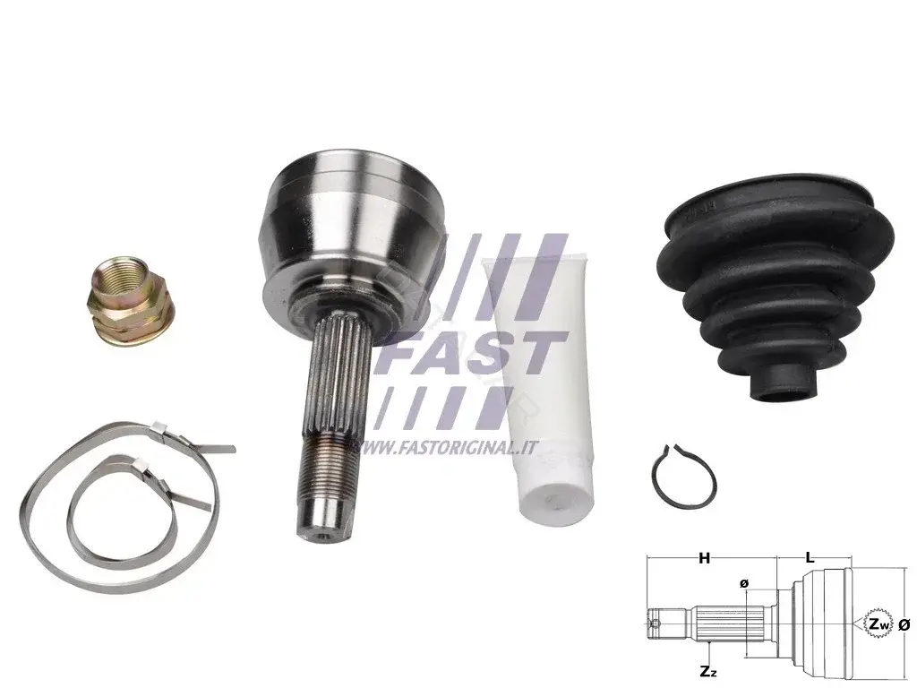 Шрус FAST FT25076K