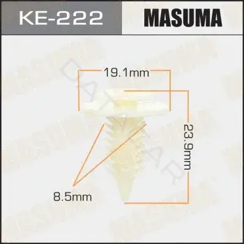 Клипсы, фиксаторы, зажимы MASUMA KE-222