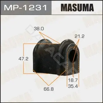 Втулки стабилизатора MASUMA MP-1231