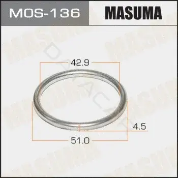 Прокладка глушителя MASUMA MOS-136