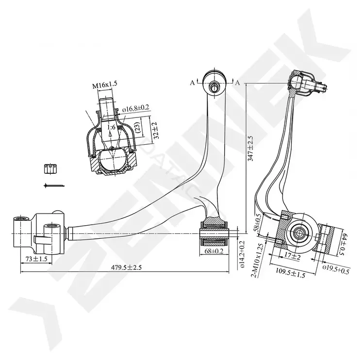 Рычаги ZENNEK DCA0326