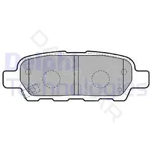 Тормозные колодки DELPHI LP1807