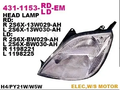 Фары DEPO 431-1153R-LD-EM