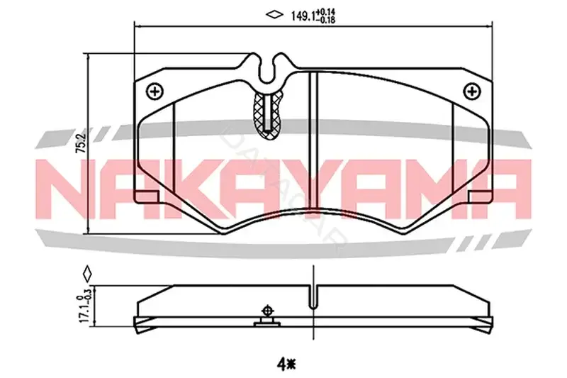 Тормозные колодки NAKAYAMA HP8379NY