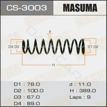 Пружины MASUMA CS-3003