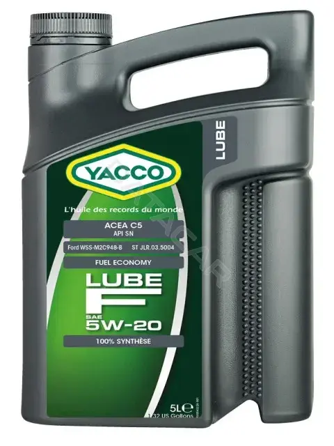 Масло моторное YACCO YACCO5W20LUBEF/5