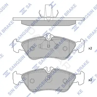 Тормозные колодки Hi-Q SP1274A