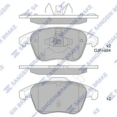 Тормозные колодки Hi-Q SP1830