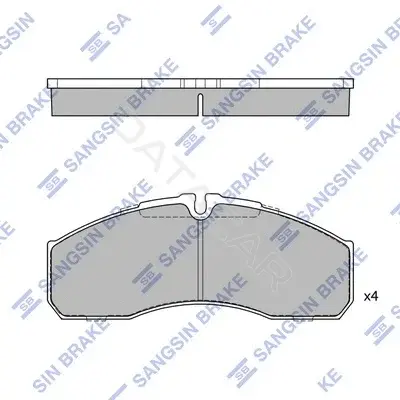 Тормозные колодки Hi-Q SP4416