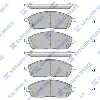 Тормозные колодки Hi-Q SP4550