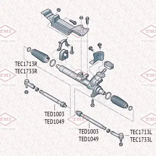 Рулевая тяга TATSUMI TED1003