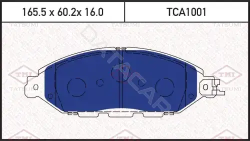 Тормозные колодки TATSUMI TCA1001