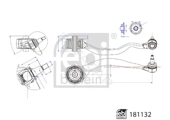 Рычаги FEBI 181132