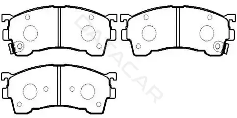 Тормозные колодки HSB GOLD HP5026
