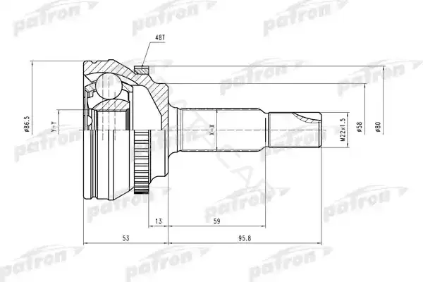 Шрус PATRON PCV2131