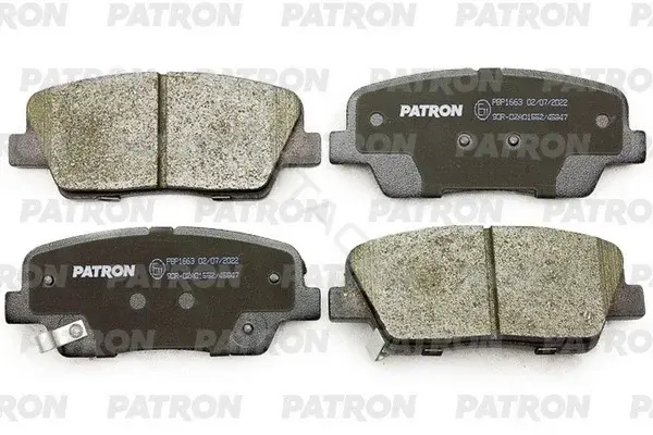Тормозные колодки PATRON PBP1663