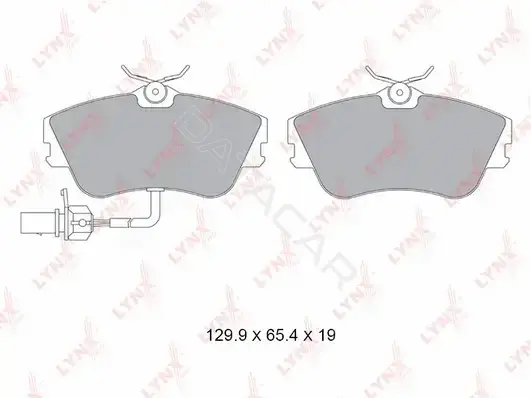 Тормозные колодки LYNXAUTO BD-8046
