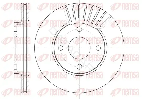 Тормозные диски REMSA 6575.10
