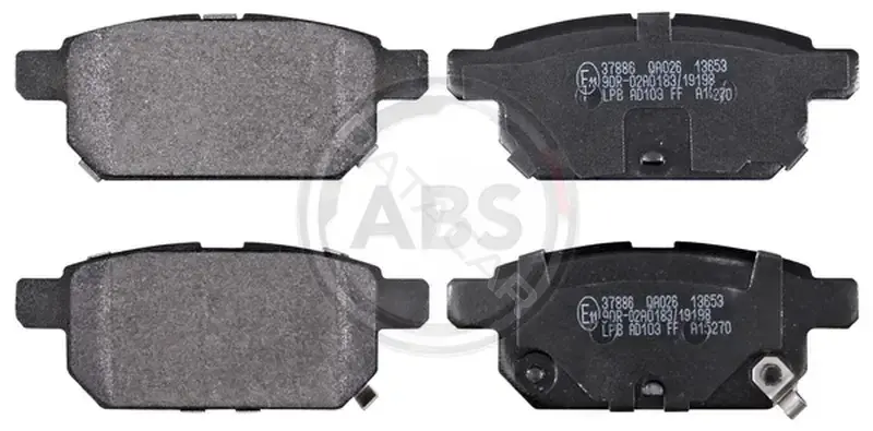 Тормозные колодки A.B.S. 37886