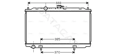 Радиатор охлаждения AVA DNA2215