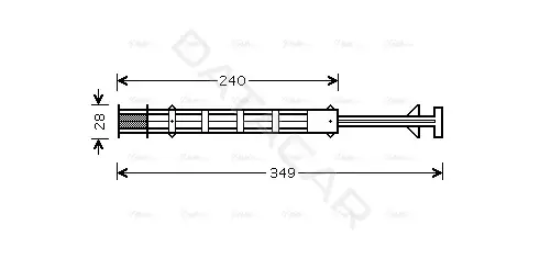 Осушитель кондиционера AVA MSD358