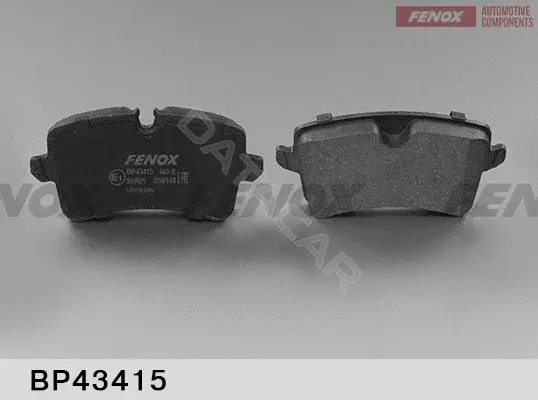 Тормозные колодки FENOX BP43415