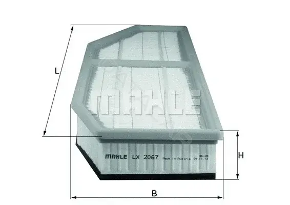 Воздушный фильтр KNECHT/MAHLE LX2067