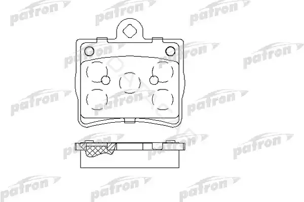 Тормозные колодки PATRON PBP1310