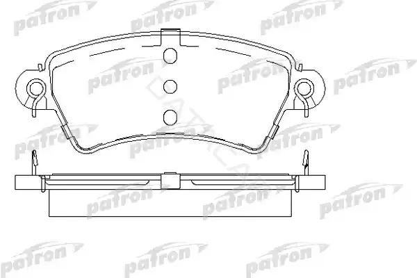 Тормозные колодки PATRON PBP1370