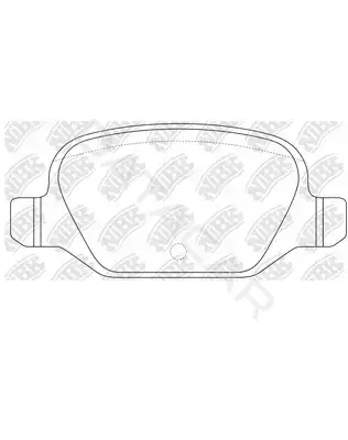 Тормозные колодки NiBK PN0197