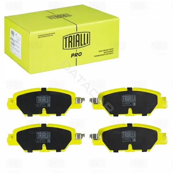 Тормозные колодки TRIALLI PF2507CR