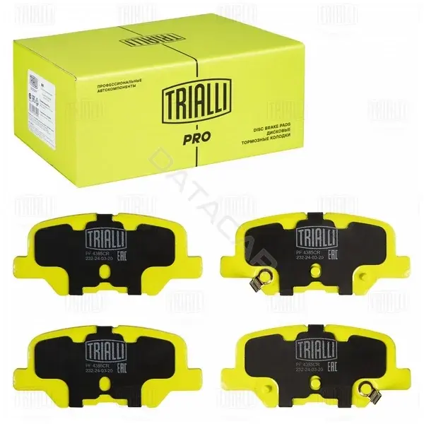 Тормозные колодки TRIALLI PF4385CR