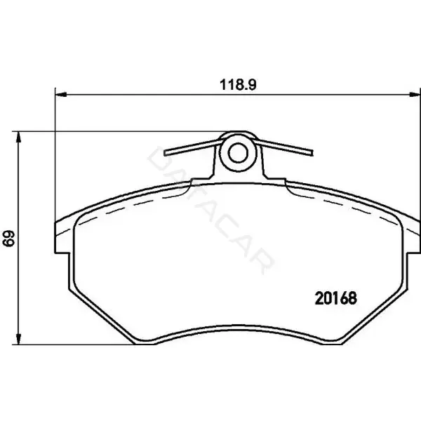 Тормозные колодки TRIALLI PF4160