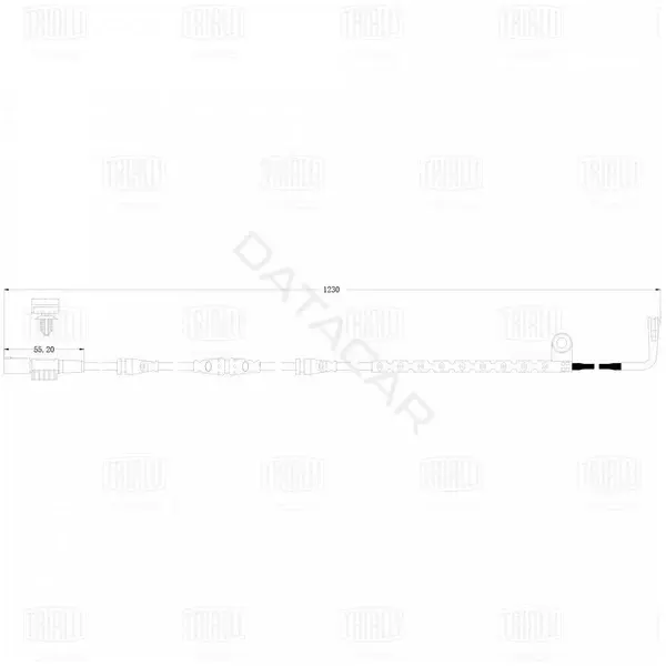 Датчик износа тормозных колодок TRIALLI PFS0124