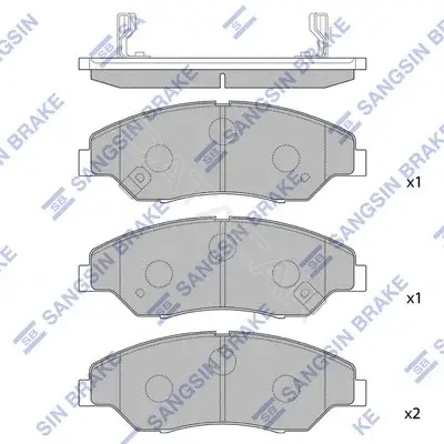 Тормозные колодки Hi-Q SP1118