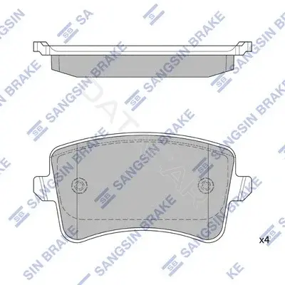 Тормозные колодки Hi-Q SP2146