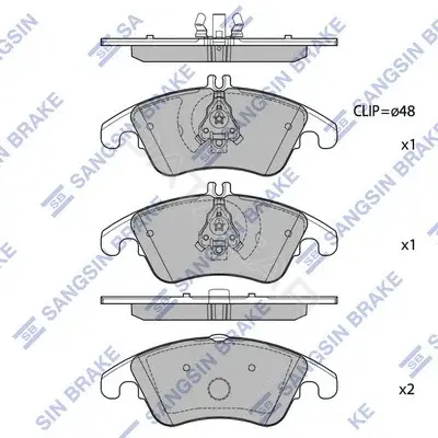 Тормозные колодки Hi-Q SP2292