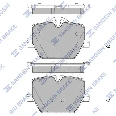 Тормозные колодки Hi-Q SP4396