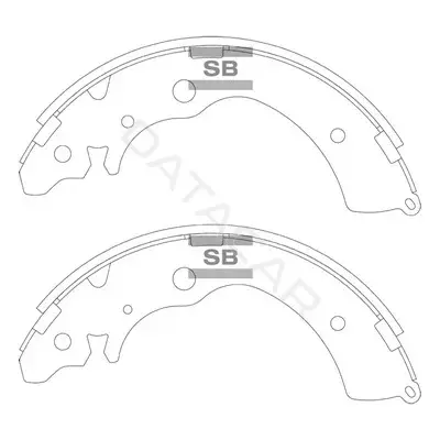 Барабанные колодки Hi-Q SA240