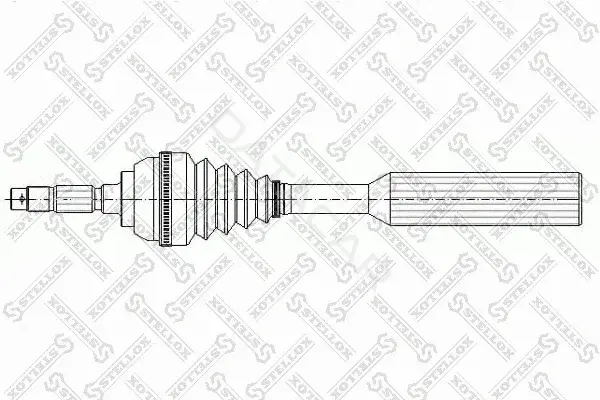 Приводной вал / Полуось STELLOX 1581053-SX