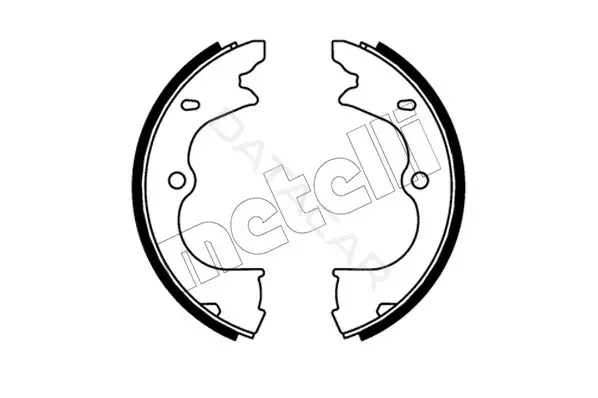 Барабанные колодки METELLI 53-0743