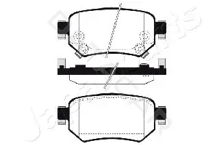 Тормозные колодки JAPANPARTS PP-319AF